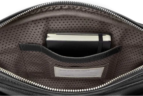 Miniatura 6 de Moleskine ET84CMCRVFBK Classic Match Leather Small Slim Crossover Bag, Black