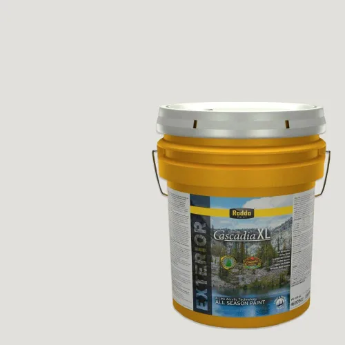 Miniatura 107 de Rodda Paint CASCADIA XL Pintura e imprimación satinada para exteriores en uno, cuarto de galón, Metropolis Mood