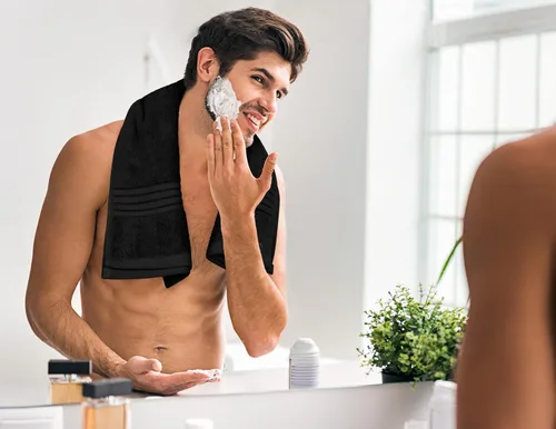 Miniatura 4 de Set de toallas Premium 700 GSM, 8 piezas; 2 toallas de baño, 2 toallas de mano y 4 paños, algodón, lavable a máquina, calidad de hotel, supersuave