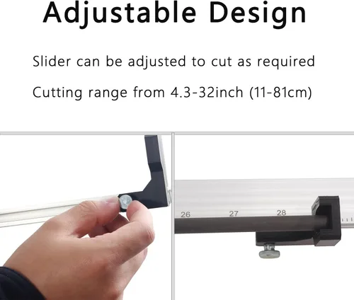 Miniatura 6 de Sierra Eléctrica para Flechas de Tiro con Arco Cortador de Flechas de Carbono Mini Sierra Recíproca Corte Cuadrado de Flecha Ajustable Herramienta
