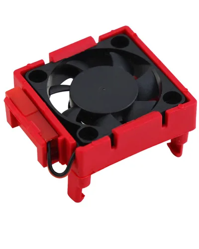 Miniatura 10 de VXL-3s ESC - Parte de mejoras del ventilador de refrigeración del motor para 1/10 Slash/Rustler/Stampede VXL 4X4 2WD, disipador de calor de Azul