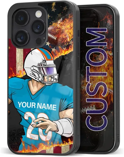 Miniatura 31 de Fundas de teléfono personalizadas con diseño deportivo para fanáticos para iPhone 11, 12, 13, 14, 15, 16 Pro Max Plus Mini X 7 8 SE para Samsung
