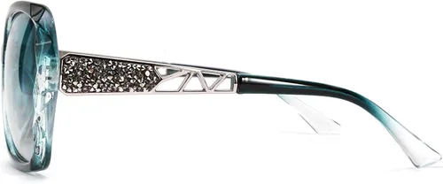 Miniatura 9 de FEISEDY - gafas de sol polarizadas para mujer, marco compuesto brillante B2289