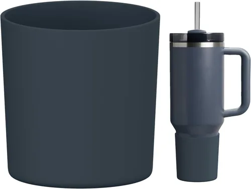 Miniatura 14 de WUQID Bota de silicona superior compatible con Stanley Quencher H2.0 e IceFlow Flip y ProTour de 40oz 30oz 20oz 14oz, se ajusta al mismo diámetro