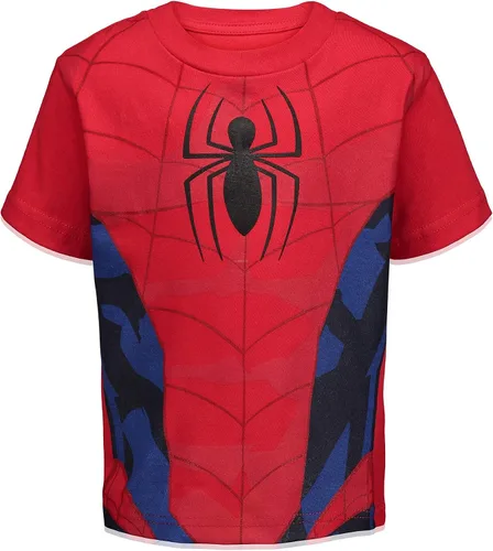 Miniatura 3 de Marvel Spider-Man 4 Pack Pullover T-Shirts Toddler to Big Kid