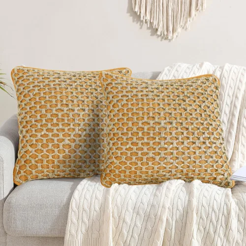 Miniatura 27 de Boho Living Jada Cojín Decorativo, Incluye Acento, Diseño Tejido Premium, Decoración de Sala de Estar, (1) Funda de Cojín de 20" x 20" con Relleno
