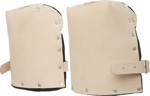 Miniatura 5 de CLC Custom Leathercraft 313 Rodilleras de cuero resistente, doble forro grueso, color marrón