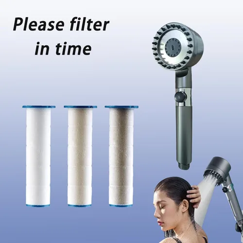 Miniatura 4 de Filtros de cabezal de ducha, filtro de cabeza de gotas de ducha de iones, cabezal de ducha con mano, adecuado para varias especificaciones