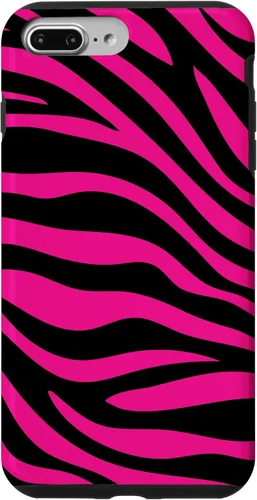 Miniatura 12 de Zebra Animal Print Pattern Black and Pink Cute Phone Case for iPhone 17