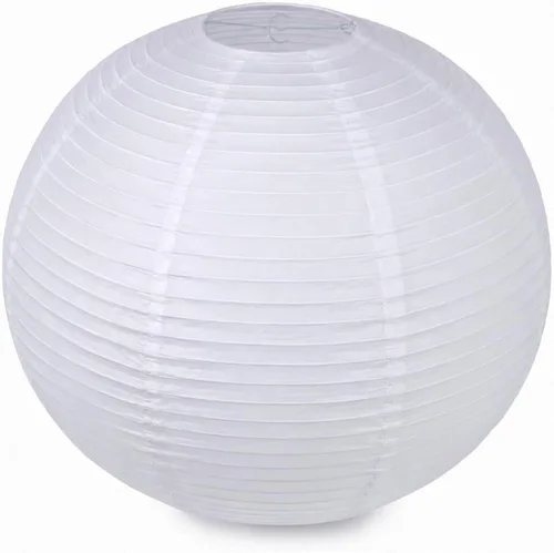 Miniatura 11 de Faroles de papel redondos blancos de 19.68 pulgadas, lámpara colgante de linterna de papel china/japonesa, pantalla grande para decoración