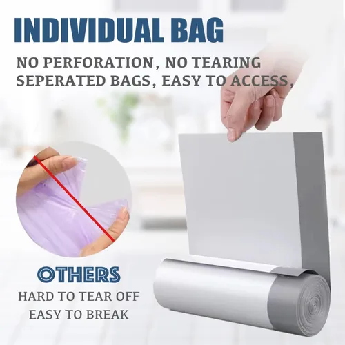 Miniatura 3 de Bolsas de basura pequeñas de 4 galones - Bolsa de basura con cordón de 4 galones, bolsas de basura pequeñas individuales sin perfume, forros