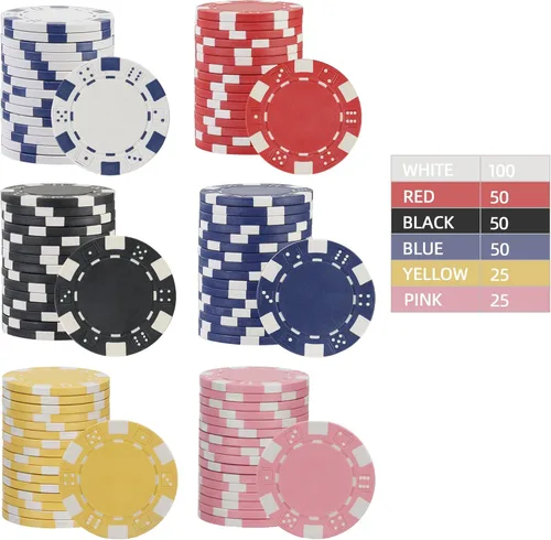 Miniatura 6 de Fichas de póquer de 11.5 gramos, fichas de póquer de casino para Texas Hold'em, fichas de blackjack, kit de juegos de póquer de casino, juego de 6