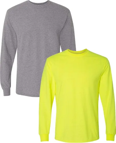 Miniatura 14 de Gildan - Camiseta DryBlend de manga larga para adulto, estilo G8400, paquete de 2