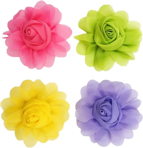 Miniatura 8 de PET SHOW Dijes de flores para perros pequeños de San Valentín, accesorios para perros medianos y grandes, gatos, cachorros, conejos, cerdos, lazos