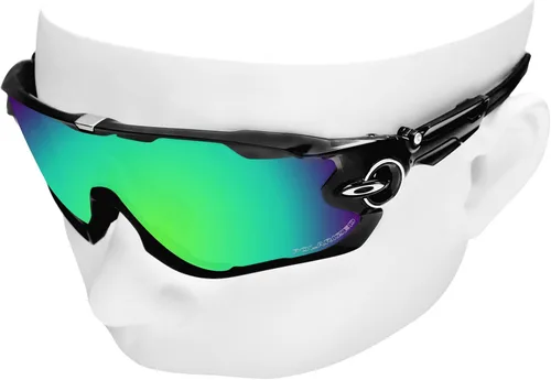 Miniatura 3 de OOWLIT Lentes de repuesto compatibles con Oakley Jaw-breaker OO9290 Sunglass, EsmeraldaSólidos