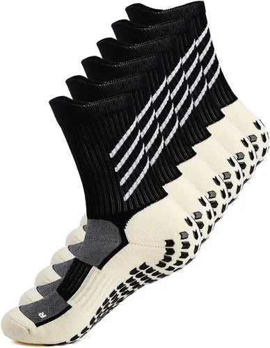 Calcetines deportivos antideslizantes para hombres y mujeres, calcetines de fútbol con agarres, calcetines antideslizantes para yoga, gimnasio,