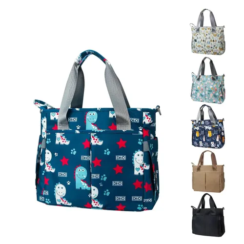Miniatura 11 de Bolsa de pañales impermeable para mamá y papá, bolsas de viaje medianas multifunción (búho lindo)