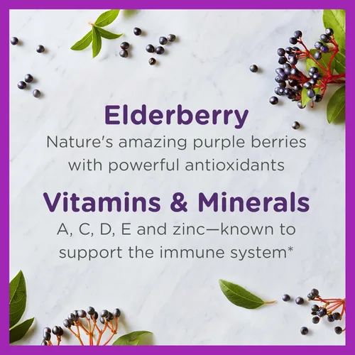 Miniatura 3 de Zarbee's Jarabe de saúco para niños, apoyo inmunológico diario con vitamina C y zinc, suplemento líquido para niños, sabor a bayas naturales, 4