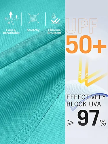 Miniatura 52 de ATTRACO Pantalones de natación de talle alto - Leggings de natación para mujer