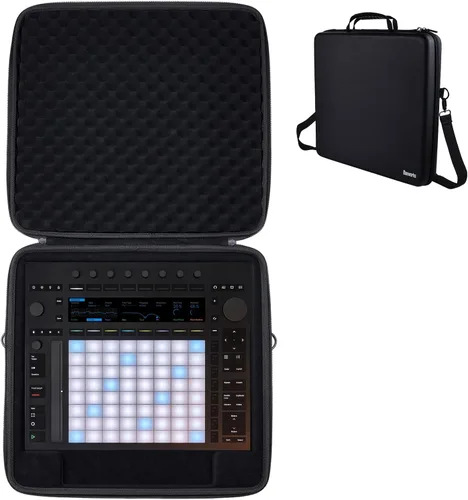 Bolsa de transporte para controlador MIDI Banworks de poliuretano con carcasa rígida, ajuste personalizado para Ableton Push 3 (versión de