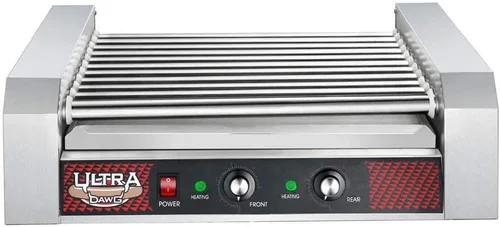 Miniatura 3 de Great Northern Popcorn 11 Machine - Rodillo para perros calientes para encimera con zonas de temperatura duales que hace hasta 30 perros calientes