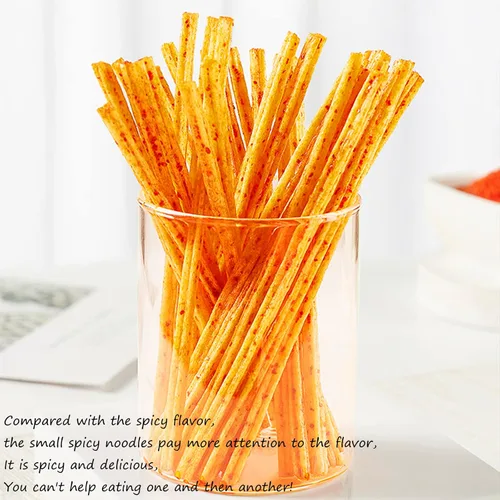 Miniatura 5 de Tiras Picantes - Latiao de Gluten Picante, Aperitivo Especial Chino Informal, Hecho de Trigo/Chile/Especias, Bajo en Azúcar y Calorías, Mejor
