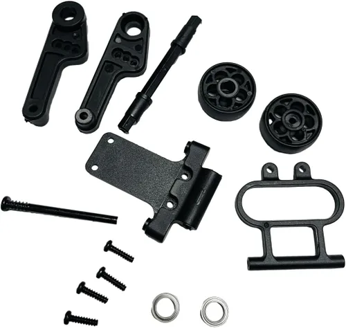 Miniatura 4 de ZDdingTech M16108 Wheelie Bar Piezas para 1:16 HBX 16889 16890 16890A 16889A 16889PRO HM161 RC Camiones Piezas (M16108 Head Up Wheels)