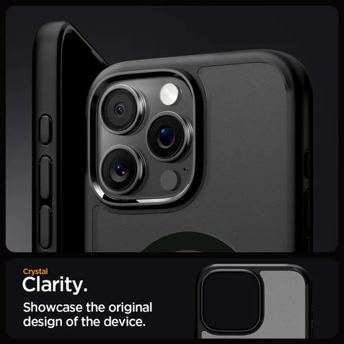 Miniatura 37 de Spigen Funda para iPhone 13 Mini, ultra híbrida MagFit [antiamarilleo] [compatible con Magsafe] - Transparente