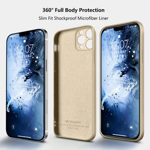 Miniatura 2 de ZEZHOU Funda transparente compatible con iPhone 11 Pro Max cubierta para cámara, sin amarillo, borde galvanizado, carcasa interior de silicona a
