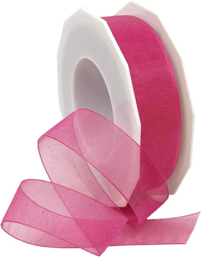 Miniatura 27 de Morex Ribbon 91803/100-609 Cinta de nailon Organdy, 5/8 pulgadas por 100 yardas, color rojo