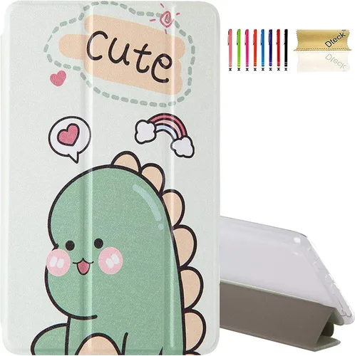 Miniatura 14 de Dteck - Funda para tablet Kindle Fire 7, funda protectora completa con función atril ajustable y función de encendido y apagado automático