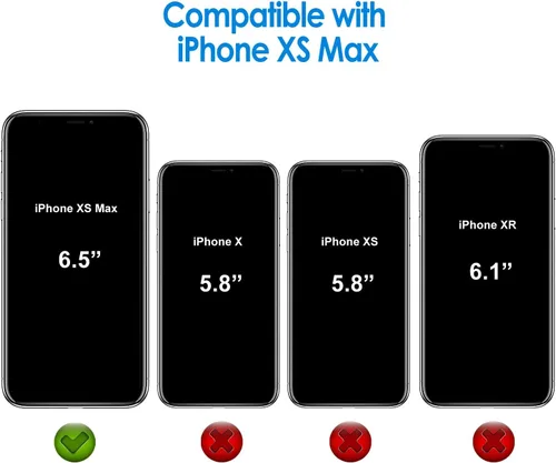 Miniatura 2 de JETech - Funda para iPhone Xs Max de 6.5 pulgadas, cubierta para amortiguamiento de golpes.