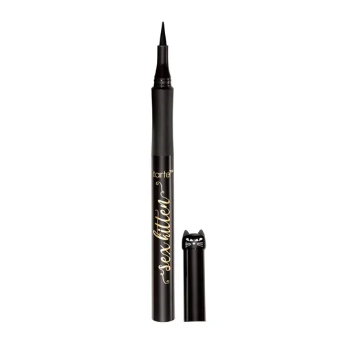tarte Sex Kitten Liquid Liner - Delineador líquido con aceite de ricino para pestañas atrevidas y nutritivas, impermeable, uso durante todo el día,