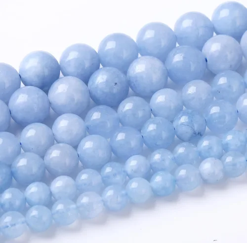 Miniatura 47 de 32 piezas de cuentas de piedra de jade de rodonita roja natural de 12 mm, cuentas sueltas redondas de piedra para fabricación de joyas, energía Jade