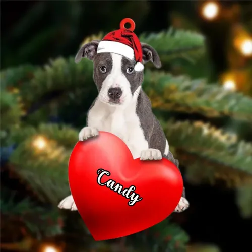 Miniatura 42 de Adornos de Navidad personalizados para perros, nombre personalizado, adorno de Malamute de Alaska, adornos acrílicos, regalos de Navidad, amantes
