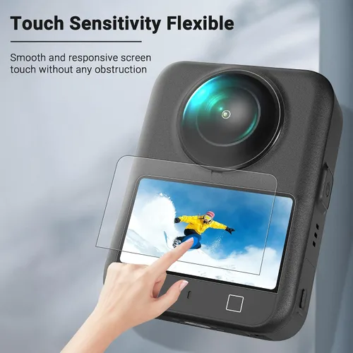 Miniatura 4 de CYNOVA Osmo 360 - Protector de pantalla para accesorios DJI Osmo 360, con kit de alineación automática. Pantalla LCD de vidrio templado, ultra HD