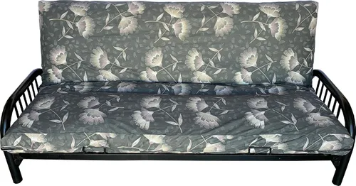 Miniatura 3 de Fundas de colchón de futón, fundas de cama, 100% algodón (individual, matrimonial, Queen) (flor #12, tamaño matrimonial 6 x 54 x 75)