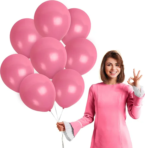 Miniatura 8 de Treasures Gifted - Globos de un solo color mate, Rosa