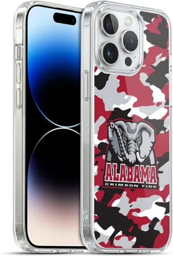 Miniatura 385 de Head Case Designs Funda de gel suave con licencia oficial de la Universidad de Alabama UA Collage compatible con Apple iPhone 13 Pro Max
