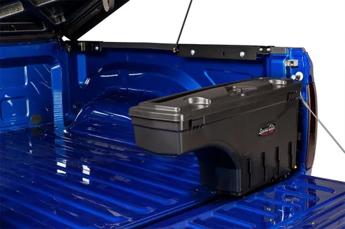Miniatura 3 de UnderCover SwingCase SC400P Caja de almacenamiento para caja de camioneta Compatible con Toyota Tundra 2007 - 2021 lado del pasajero, color negro
