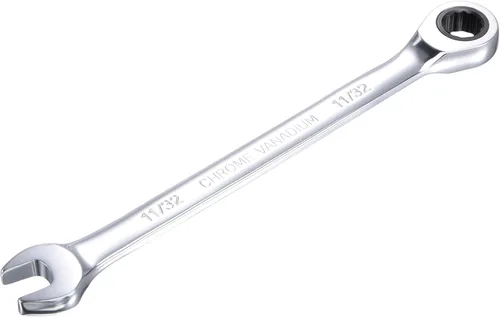 Miniatura 13 de uxcell Llave combinada de carraca de 3/4 de pulgada SAE, 72 dientes, 12 puntos, llave combinada de carraca de extremo cuadrado, herramientas