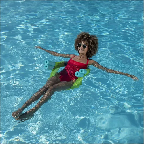 Miniatura 6 de SwimWays Eslingas flotantes de malla para silla de piscina (paquete de 4), accesorios de piscina y juguetes acuáticos, fideos de piscina no incluidos