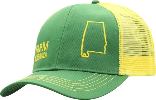 Miniatura 105 de John Deere Gorra de béisbol con logotipo y malla trasera con contraste, para hombre