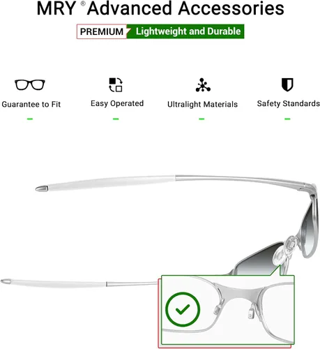 Miniatura 2 de Mryok Kits de boquillas de repuesto para gafas de sol Oakley WireTap - Opciones