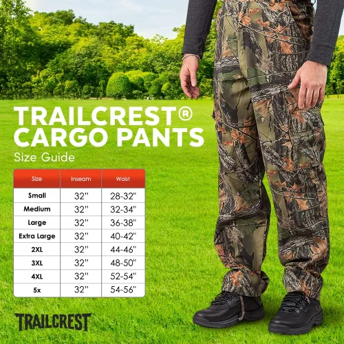 Miniatura 4 de TrailCrest Pantalones tácticos de senderismo de caza para hombre