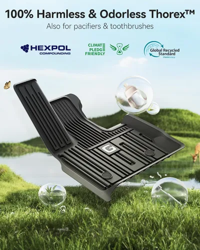 Miniatura 7 de 3W Alfombrillas de Piso y Forro de Carga Compatibles con Mercedes-Benz Clase G SUV 2019-2024 2025 TPE Para Todo Clima Ajuste Personalizado