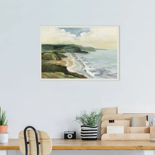 Miniatura 5 de Amanti Art Lienzo enmarcado para pared, 16 x 23 pulgadas, Costa irlandesa de Silvia Vassileva, lienzo enmarcado para pared, obras de arte de Sylvie