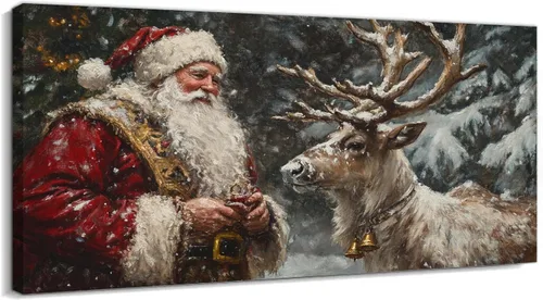 Miniatura 19 de TIMUBA Arte de pared de pesebre navideño, impresiones en lienzo de belén, imagen de póster cristiano de Jesús de noche estrellada, pintura