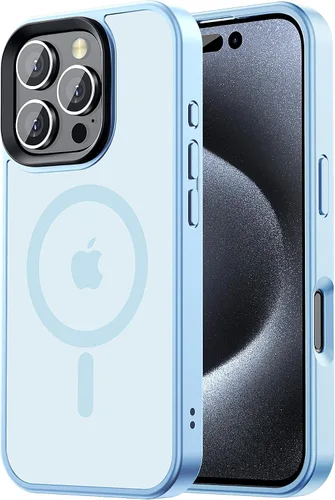Miniatura 96 de Tigowos Magnetic Guardian - Funda diseñada para iPhone 11 Pro [probada en caídas de grado de 10 pies y compatible con MagSafe] Funda delgada Negro