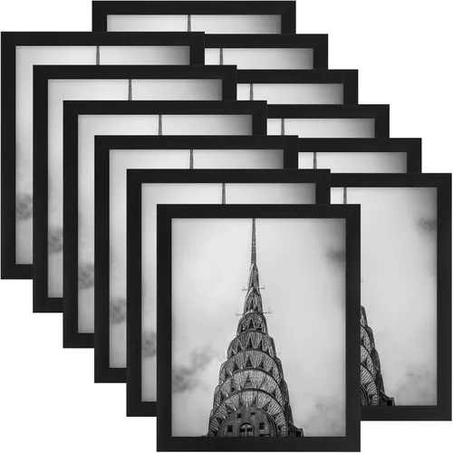 Miniatura 15 de Marcos para fotos de 4 x 6 pulgadas negros, juego de 12 para decoración de pared, galería, collage, marcos para fotos o exhibición en mesa